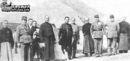 蒋介石赴西安训示张学良、杨虎城(转自:历史上的今天。中国)