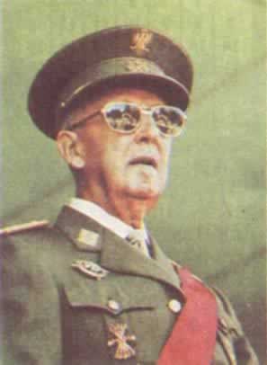 西班牙独裁者佛朗哥去世