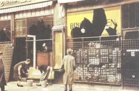 纳粹迫害犹太人的“水晶之夜”