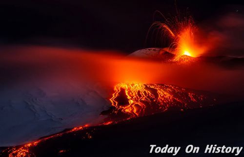 埃特纳火山爆发