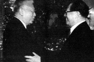 江泽民主席会见董建华