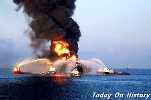 ​英国石油公司“深水地平线”钻井平台爆炸