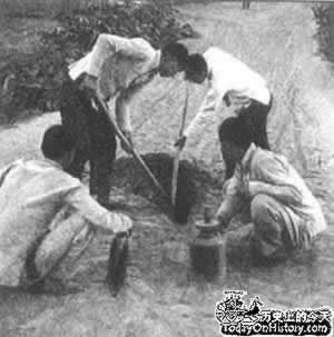 冀中人民对军展开地道战和地雷战