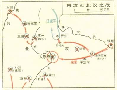宋太宗灭北汉,结束五代十国分裂局面(Todayonhistory.com)