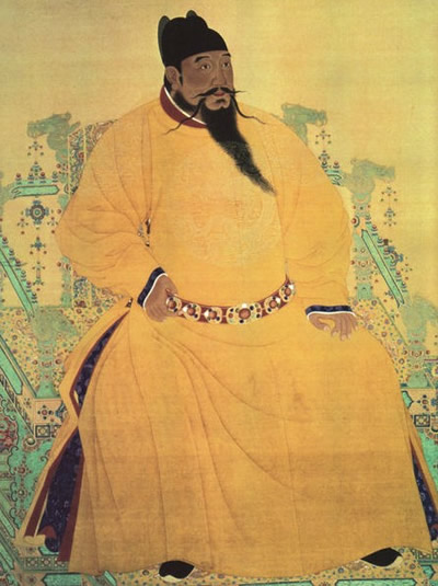 明成祖朱棣大祀南郊，即帝位。(TodayOnHistory.COM)