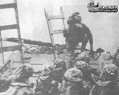 美军在仁川成功登陆