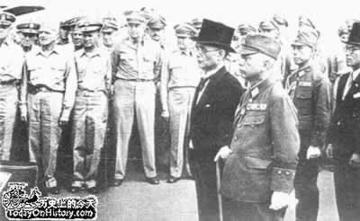 日本投降仪式图片集